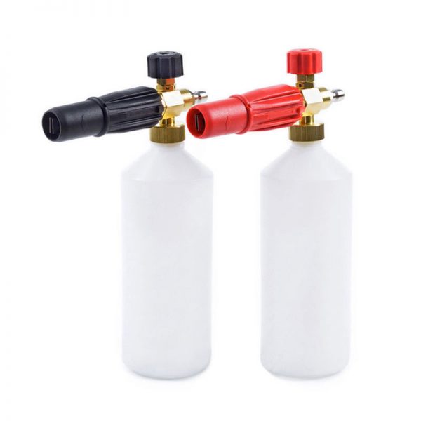 NBT 1L Adjustable Nozzle Copper Snow Foam Cannon 1/4 Inch Pressure Washer Foam Generator For Karcher
