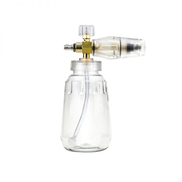 NBT Car Care Cleaning Snow Foam Lance 1/4" Quick Connector Large Mouth Clear Bottle Transparent Foam Cannon