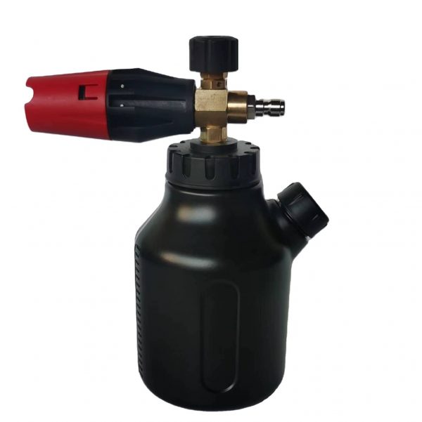 2023 New Black Bottle Snow Foam Cannon High Pressure Adjustable Foam Nozzle Car Washing Foam Lance