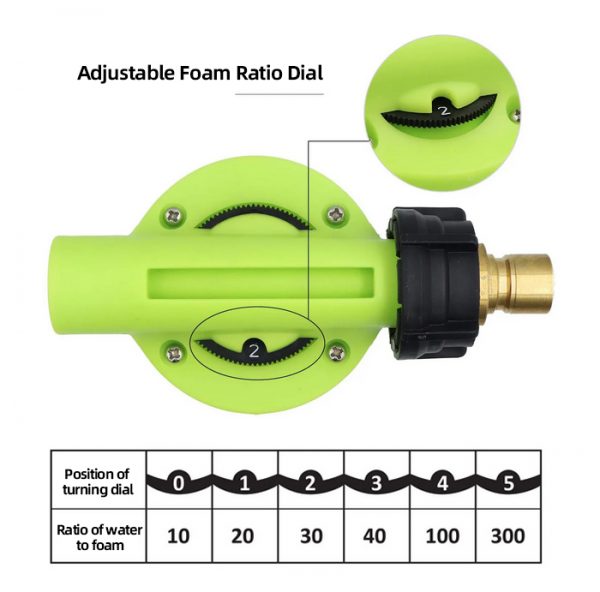 Car Care Professional Car Wash Fluid Pressure Spray Garden Hose Snow Foam Cannon Foam Gun - Image 5