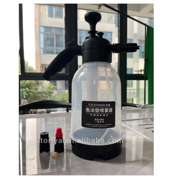 Hot Sale Large Capacity Sprayer Bottle Plastic 2L Car Washing Hand Pump Snow Air Pressure Foam Sprayer - Image 2