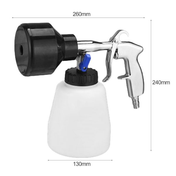 NBT Premium Quality 1000ML Car Detailing Tools High Pressure Air Car Wash Tornado Foam Spray Gun for Sale - Image 2