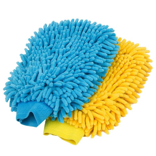 Top Quality Wholesale Customized Scratch Free Car Wash Chenille Gloves Microfiber Dusting Mitt