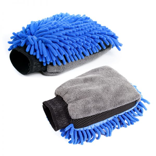 NBT Car Wash Hand Soft Towel Chenille Car Cleaning Mitt Chenille Glove Car Water Proof Microfiber Glove