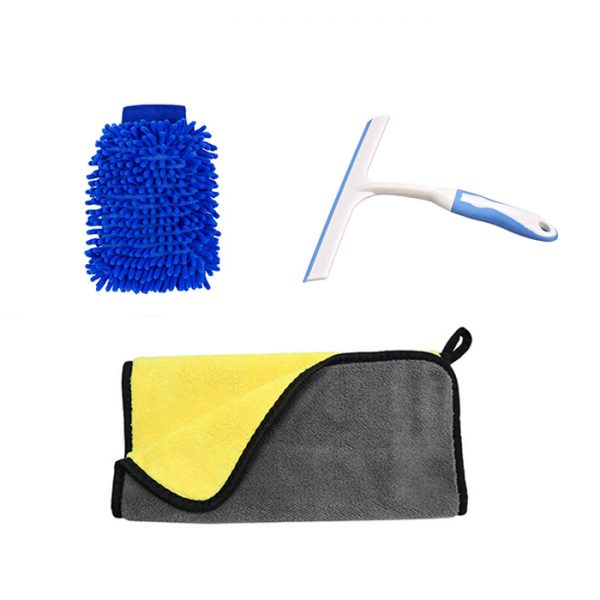 Hot Selling 7PCS Car Washer Cleaning Kit Collapsible Bucket Car Care Washing Tools Detailing Brush Set - Image 4